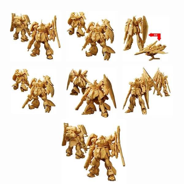 Gundam Artifact válogatott figura 5cm