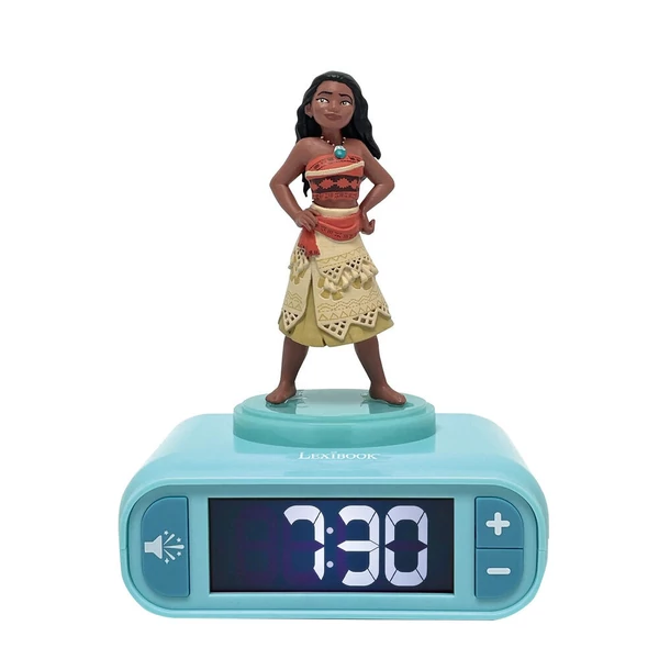 Disney Vaiana 3D ébresztőóra éjszakai fénnyel