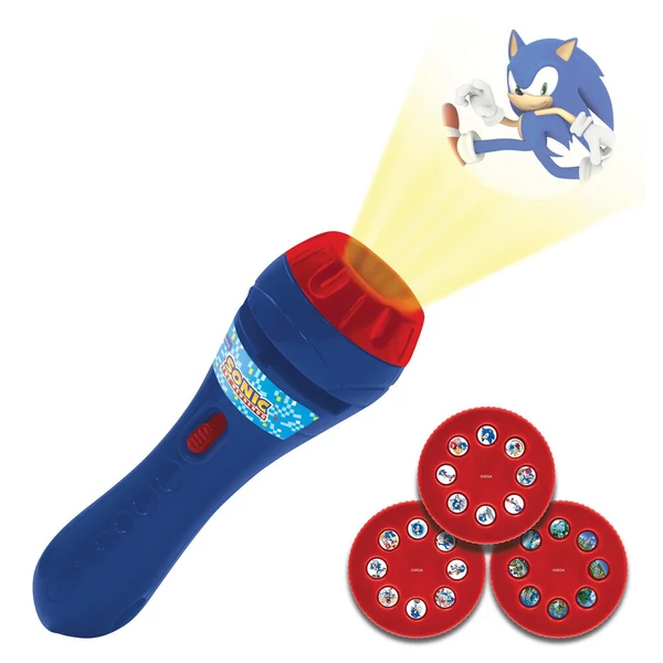 Sonic a sündisznó kivetítős zseblámpa
