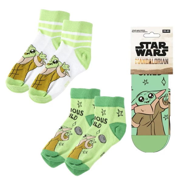 Star Wars The Mandalorian Grogu felnőtt zokni (2 pár)