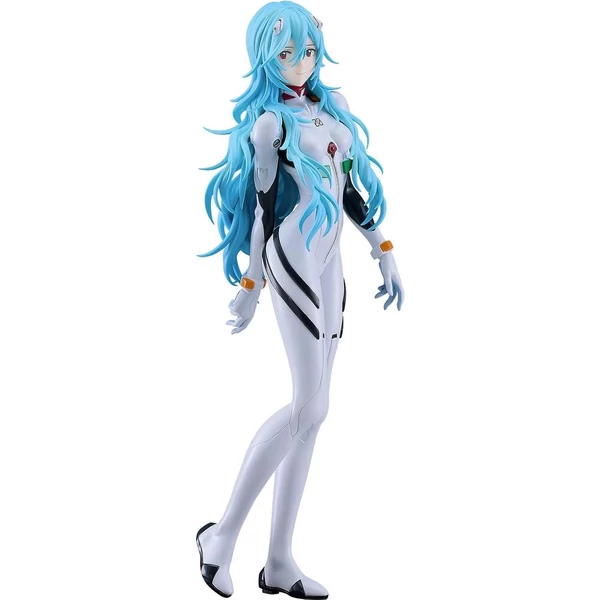 Rebuild of Evangelion Rei Ayanami hosszú hajú figura 20cm