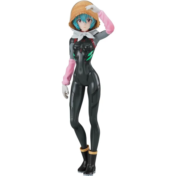 Rebuild of Evangelion Rei Ayanami Farming Pop up Parade figura 17cm