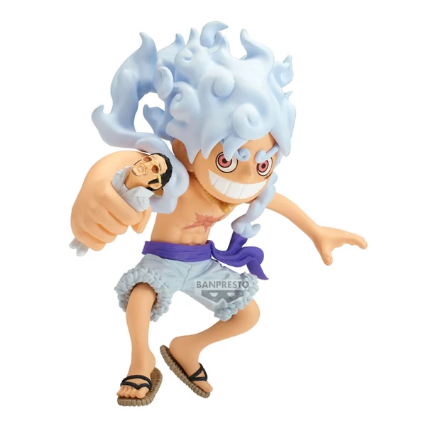 One Piece Monkey D. Luffy vs Borsalino Mega World Collectable figura 13cm