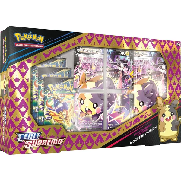 Spanyol Pokémon Morpeko V Union kártyajáték doboz