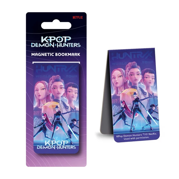 KPop Demon Hunters mágneses könyvjelző