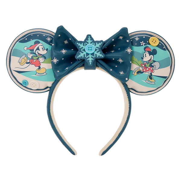 Loungefly Disney Mickey és Minnie ünnepi hajpánt