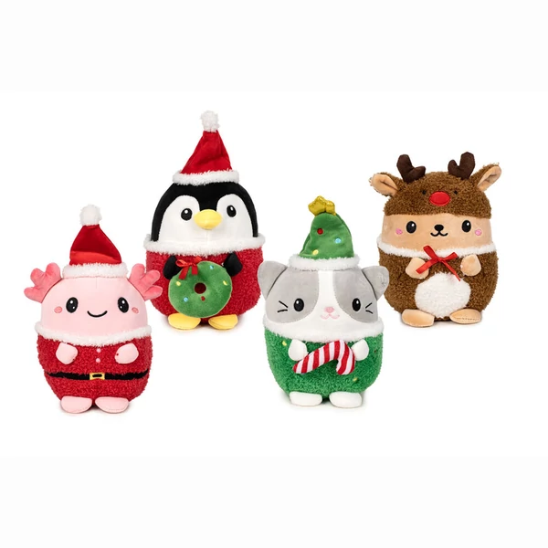 Kawaii Michi Mochi karácsonyi plüssfigura 19 cm (többféle)