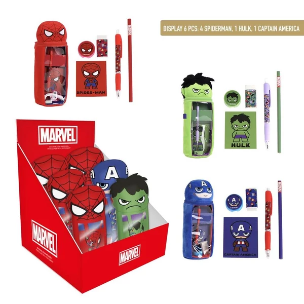 Marvel Bosszúállók válogatott plüss tolltartó