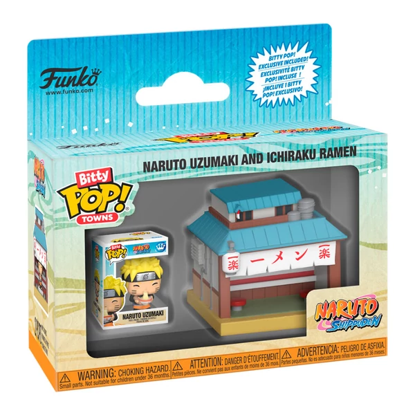 Bitty POP Town Naruto Shippuden Naruto Uzumaki és Ichiraku Ramen figura