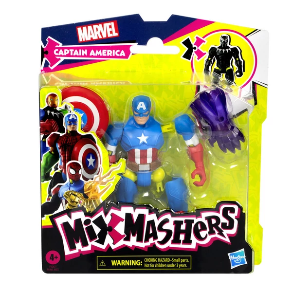 Marvel Mix Mashers Amerika Kapitány figura 12 cm