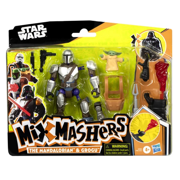 Star Wars Mix Mashers A Mandalóri & Grogu Deluxe figura 12 cm