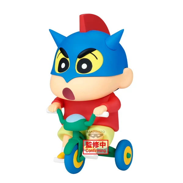 Crayon Shinchan Big Action Kamen Shinnosuke Nohara figura 16cm