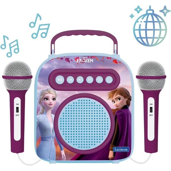 Disney Jégvarázs hordozható karaoke bőrönd