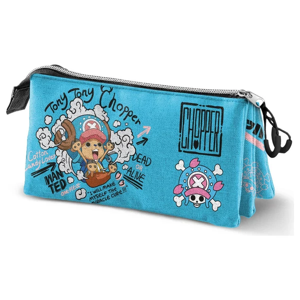 One Piece Chopper hármas tolltartó