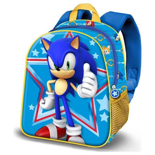 Sonic, a sündisznó Star 3D hátizsák 31cm
