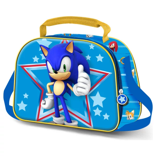 Sonic, a sündisznó Star 3D uzsonnás táska