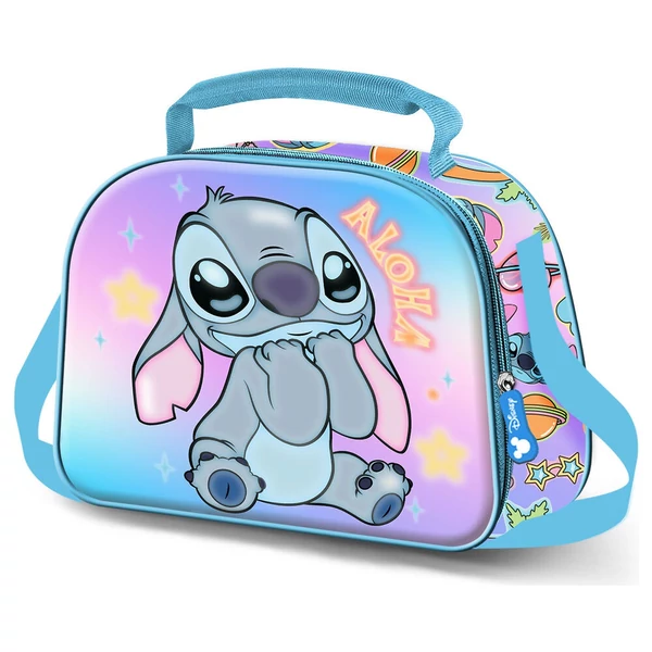Disney Stitch Aloha 3D uzsonnás táska