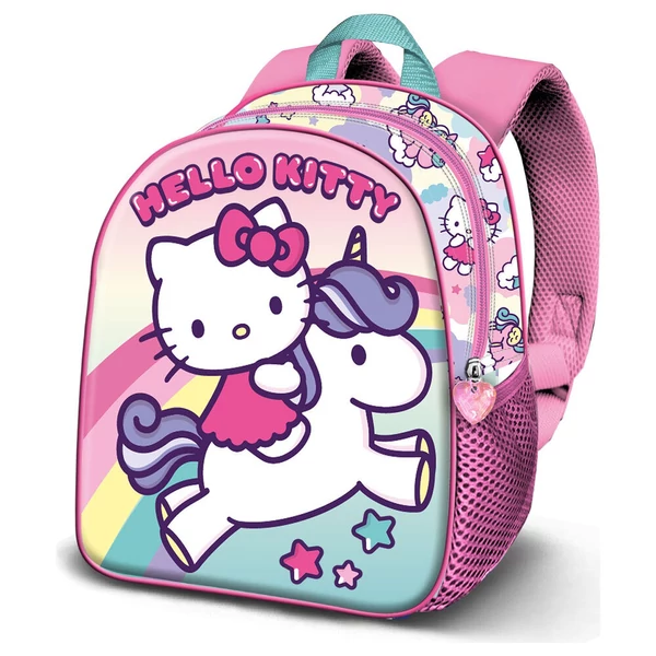 Hello Kitty Unicorn 3D hátizsák 31cm