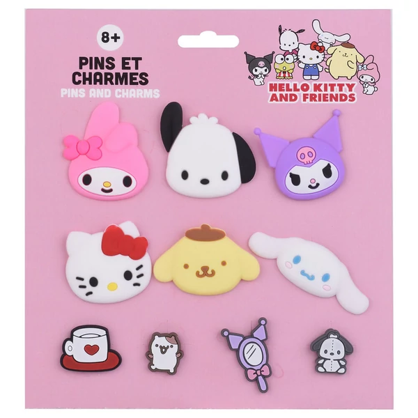 Hello Kitty and Friends 10 db-os dísz szett