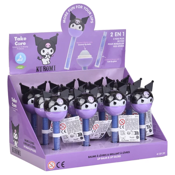 Hello Kitty Kuromi ajakbalzsam + szájfény