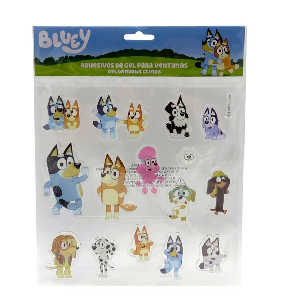Bluey zselés ablakmatrica