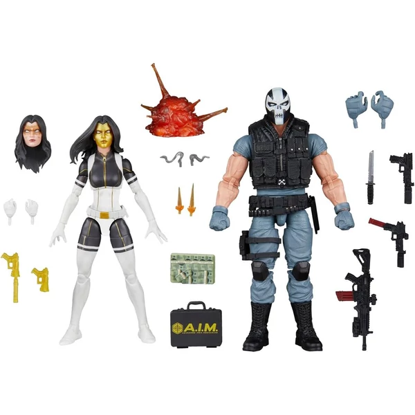 Marvel Legends Series Super Villains Madame Masque & Crossbones 2 db-os figura készlet 15 cm