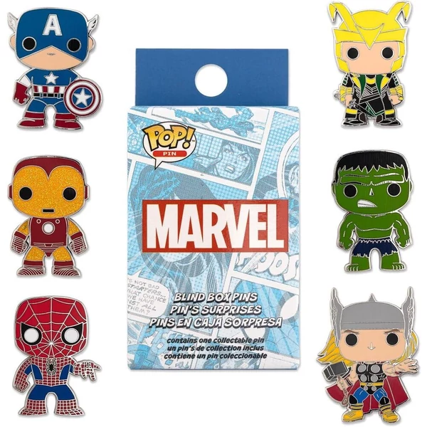 Loungefly Marvel meglepetés tűzzománc kitűző