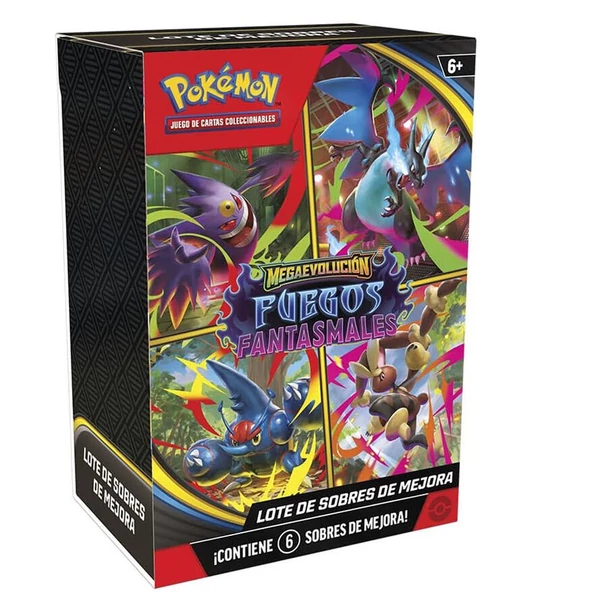 Latin-amerikai Pokémon Phantasmal Flames Booster Bundle gyűjtői kártyajáték