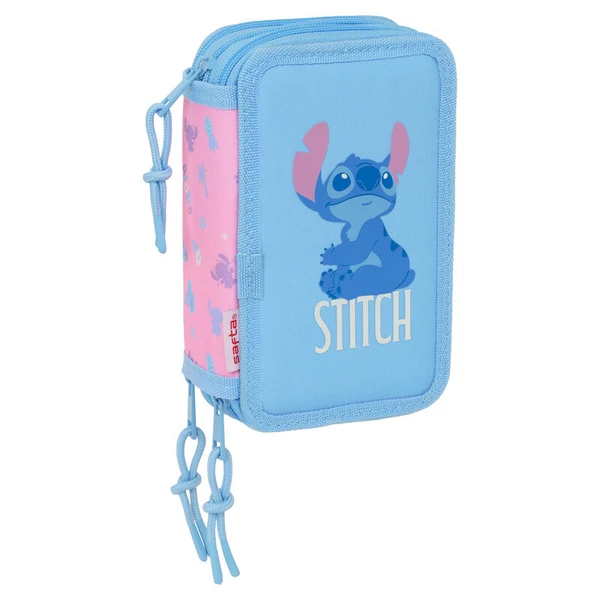 Disney Stitch Bright 37 részes háromrekeszes tolltartó