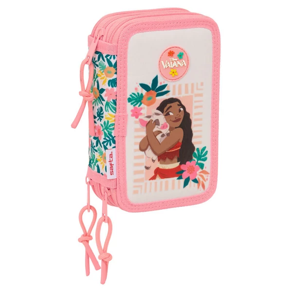 Disney Moana Vaiana háromszintes tolltartó 37 db-os