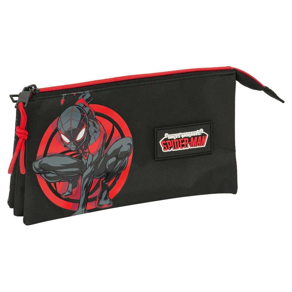 Marvel Spiderman Miles Morales háromrekeszes tolltartó