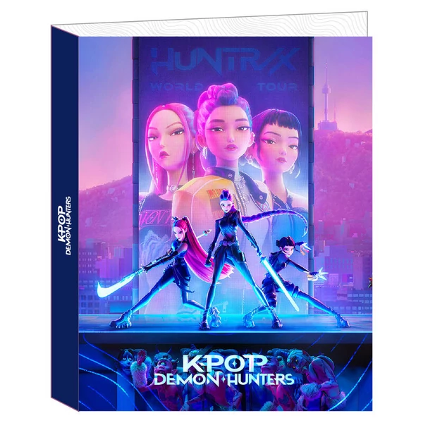 Demon Hunters Kpop 4 gyűrűs mappa (A4)