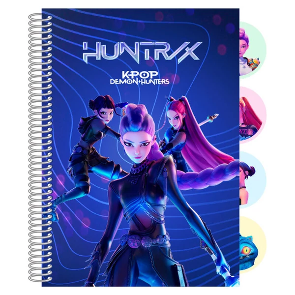 Demon Hunters Kpop A5-ös keményfedeles füzet