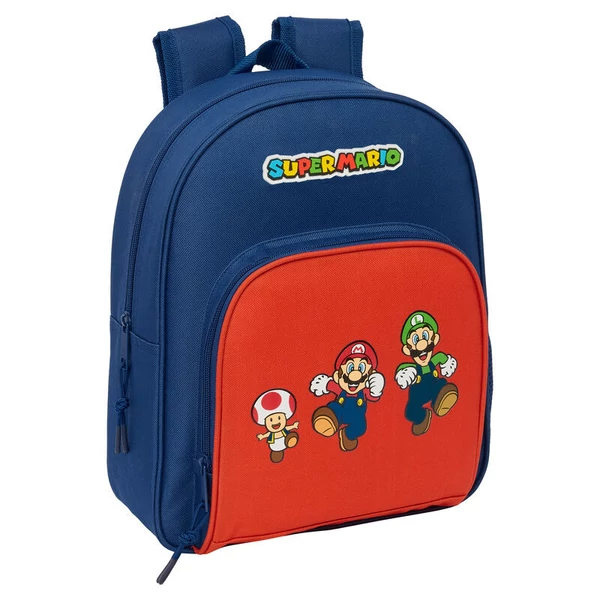 Super Mario Bros Mamma Mia vázra rögzíthető hátizsák 34cm