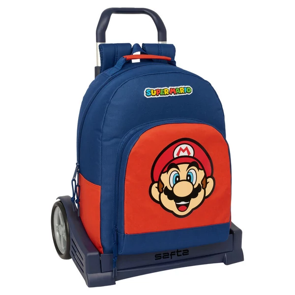 Super Mario Bros Mamma Mia Evolution gurulós hátizsák 42cm