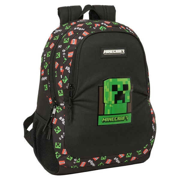Minecraft gurulós szerkezethez rögzíthető hátizsák 44cm