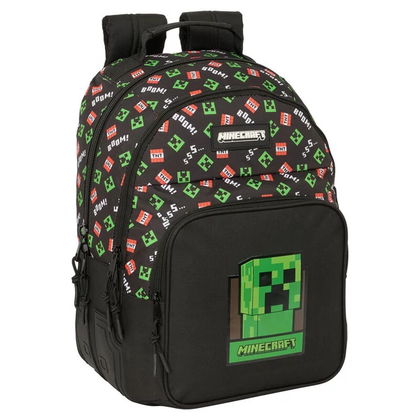 Minecraft gurulós szerkezethez rögzíthető hátizsák 42cm