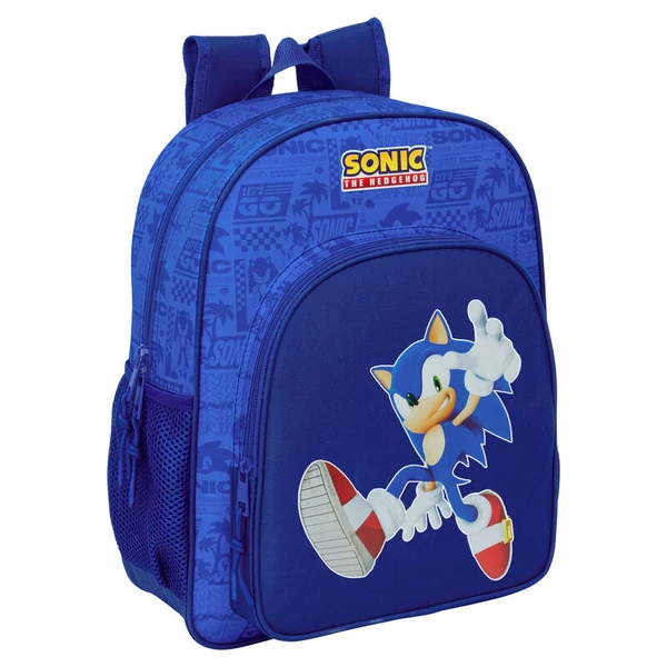 Sonic the Hedgehog rögzíthető hátizsák 38 cm