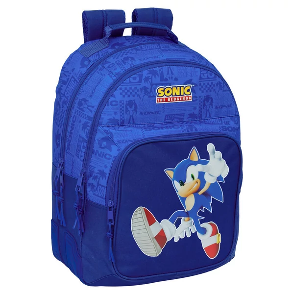 Sonic the Hedgehog prémium rögzíthető hátizsák 42 cm