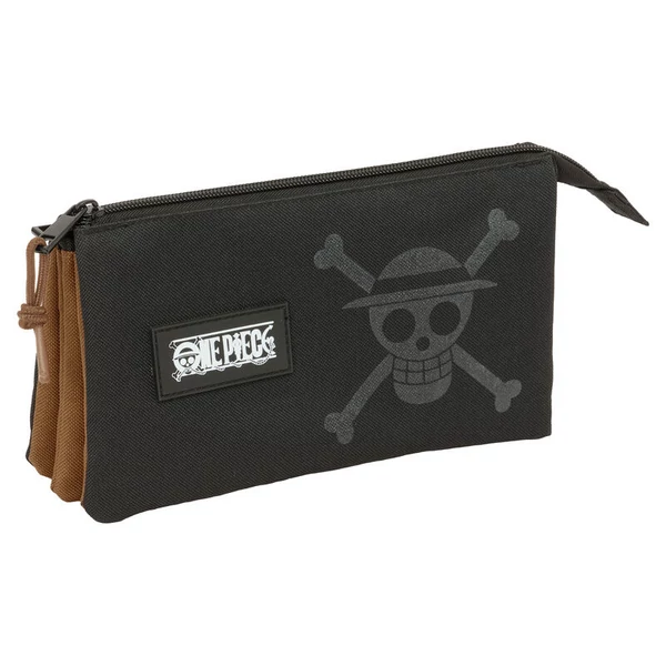 One Piece háromrekeszes tolltartó