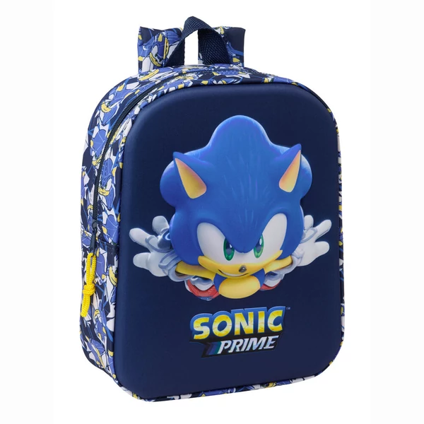 Sonic Prime City 3D hátizsák, 27 cm