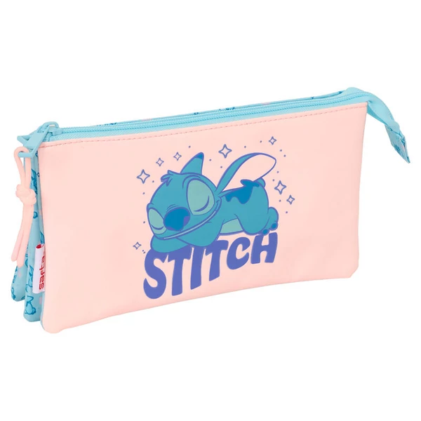 Disney Stitch Ohana háromrekeszes tolltartó