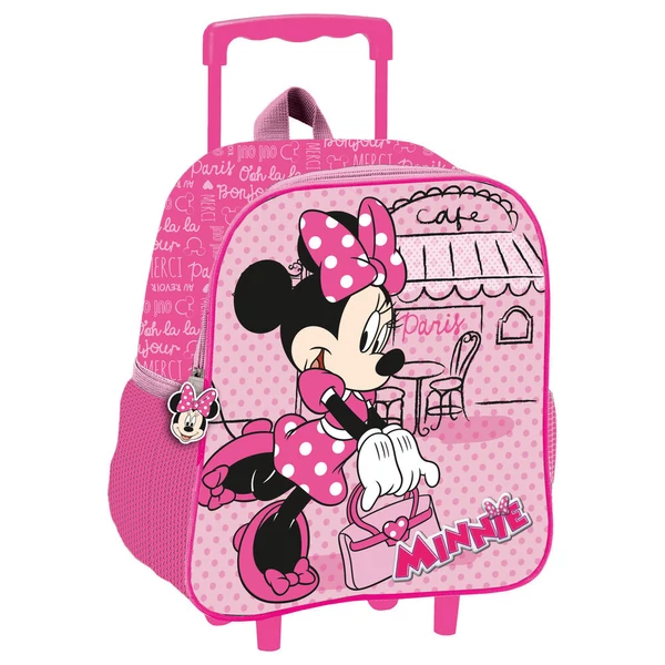 Disney Minnie Párizs 3D gurulós hátizsák 32cm