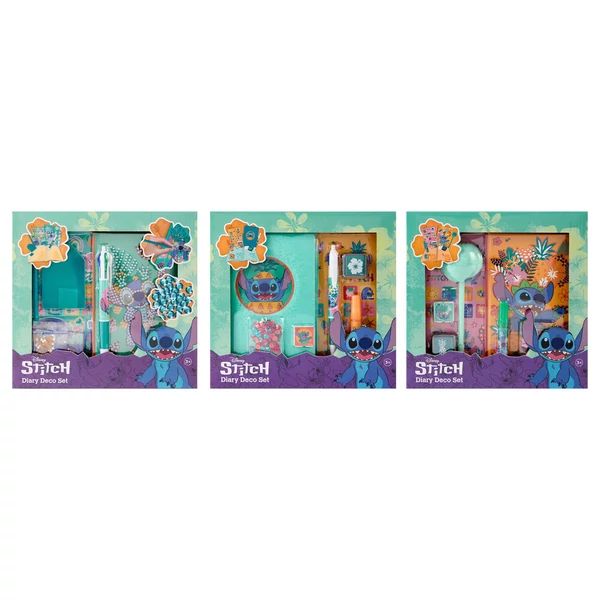Disney Stitch napló dekorációs készlet