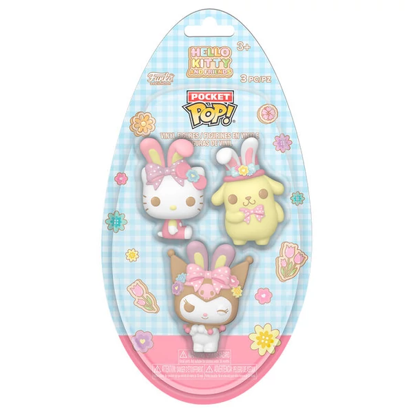 Pocket POP Egg blister 3 figura Hello Kitty and Friends