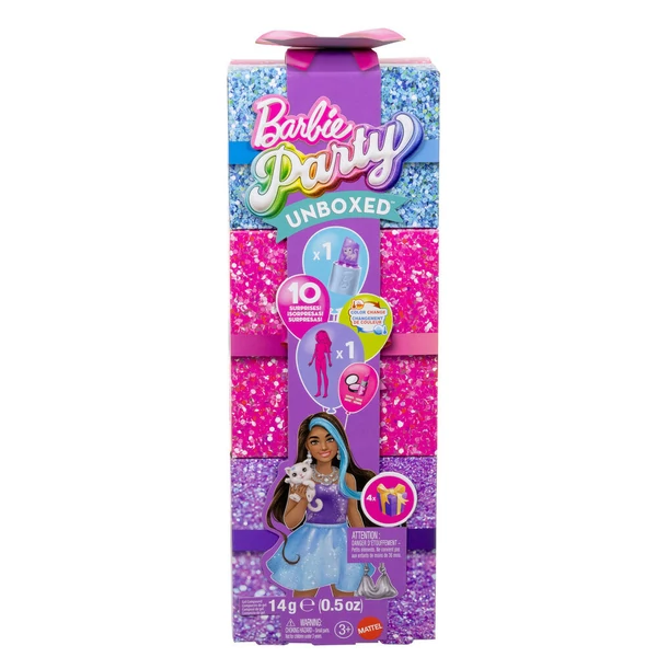 Barbie Glam Party meglepetés baba - Lila
