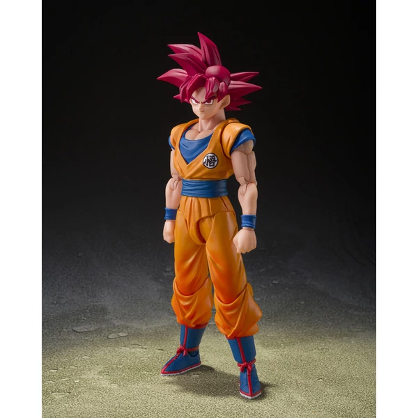 Dragon Ball Super - Super Saiyan God Son Goku God Aura S.H.Figuarts figura 14,5cm