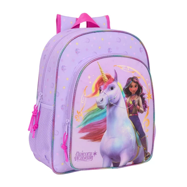 Unicorn Academy gurulós vázra rögzíthető hátizsák 38 cm