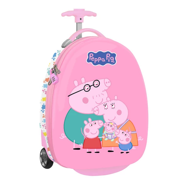 Peppa Malac Baby Pig gurulós bőrönd, 43 cm