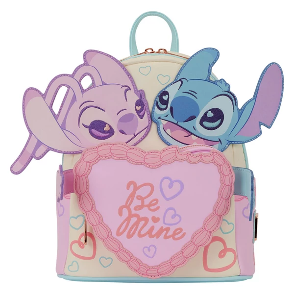 Loungefly Disney Stitch & Angel Be Mine hátizsák